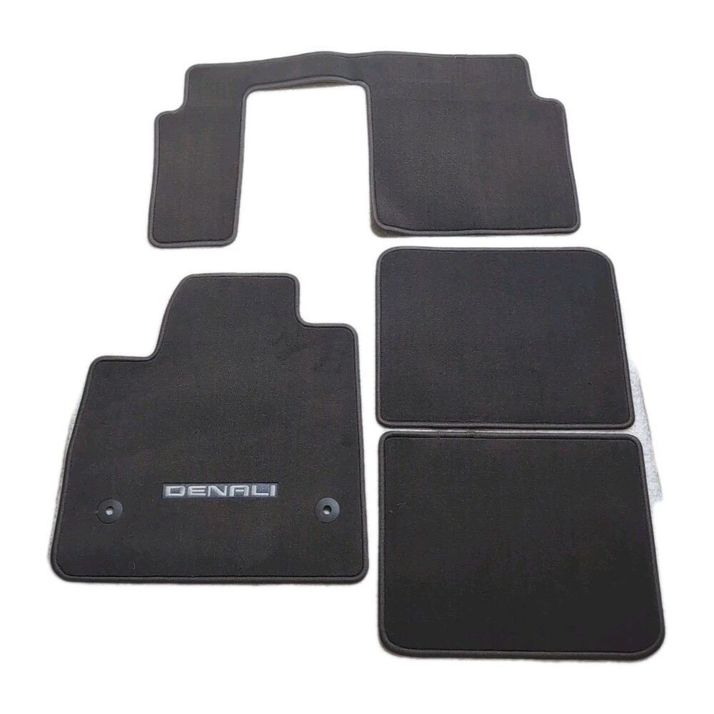 OEM 2018-2022 GMC Acadia Denali 4pc Cocoa Carpet Floor Mat Set 84129788 NEW
